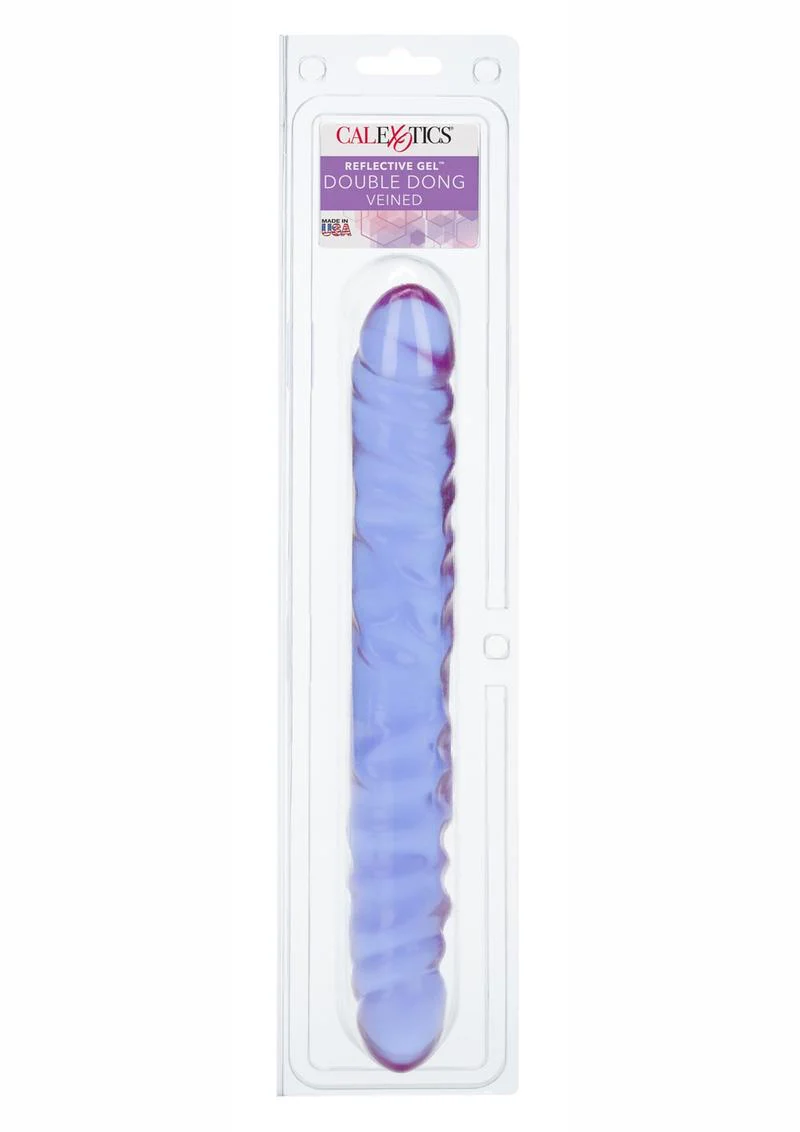 CalExotics Reflective Gel Double Dong - Image 8