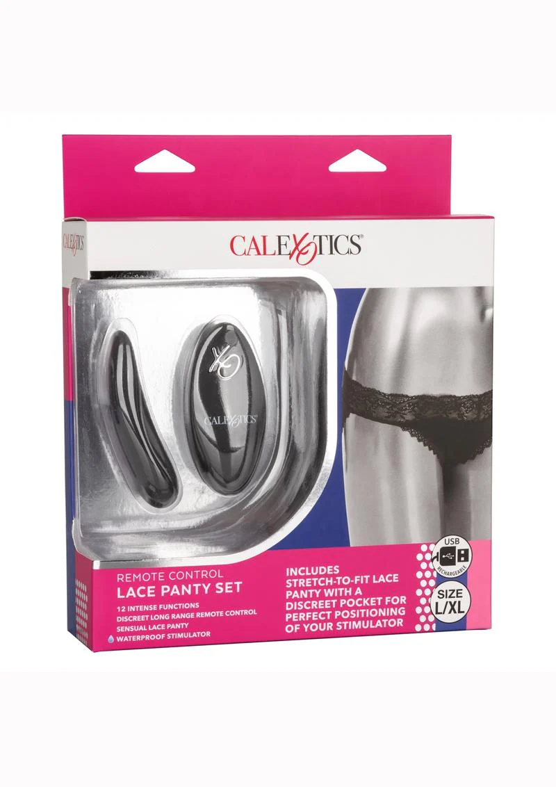 Calexotics Remote Control Lace Panty Set Vibrator - Image 4