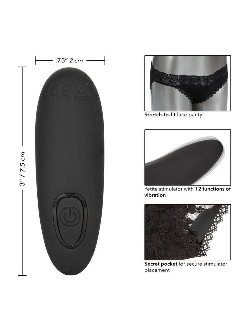 CalExotics Remote Control Lace Panty Set With Vibrating Stimulator - Image 3