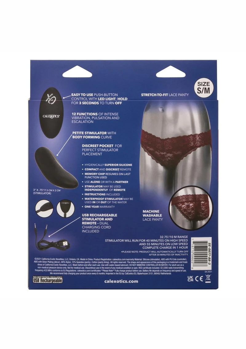 CalExotics Remote Control Lace Panty Vibe Set - Image 6