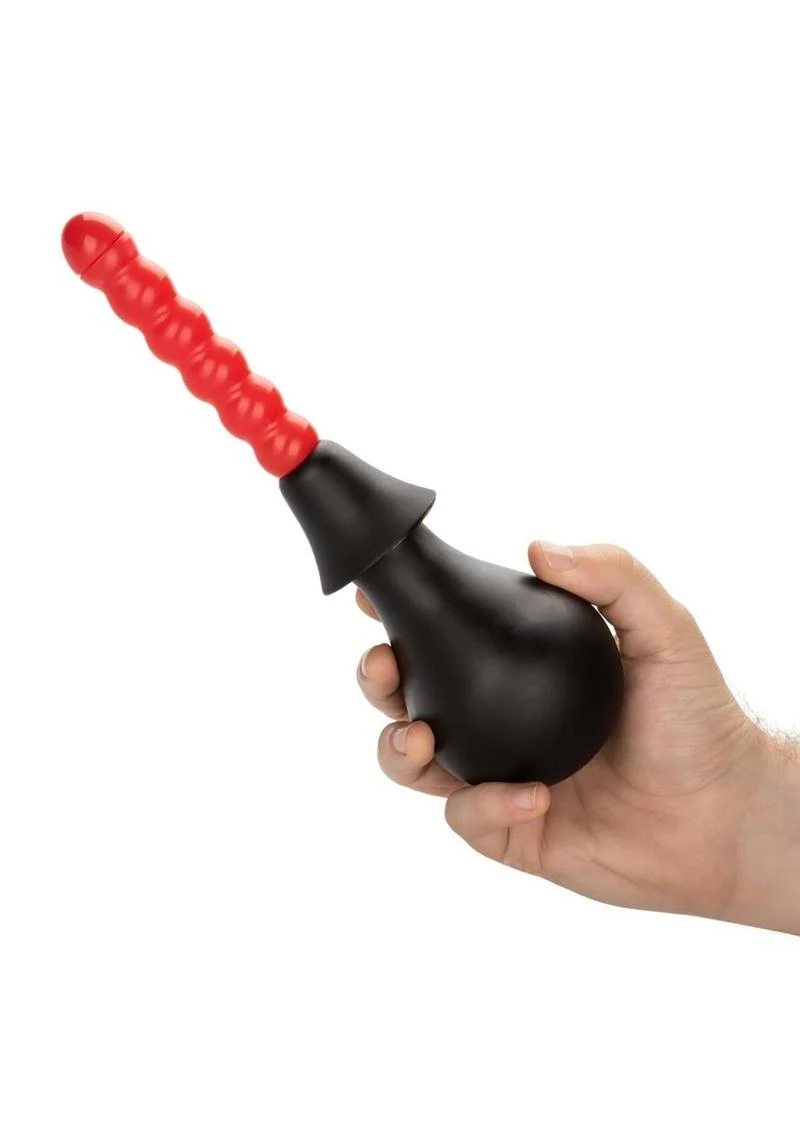 CalExotics Ribbed Anal Douche Cleansing Bulb - Image 2