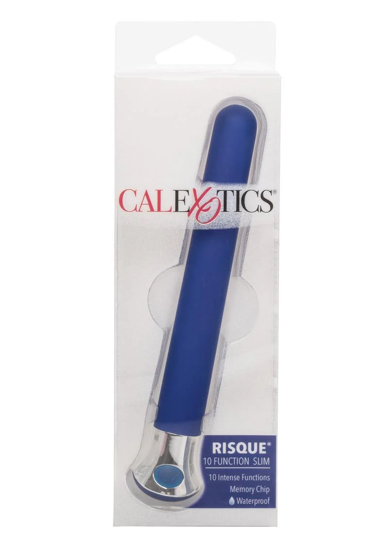 CalExotics Risque 10 Function Waterproof Slim Vibrator - Image 4