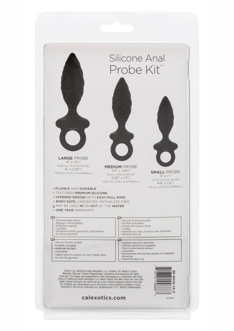CalExotics Silicone Anal Probe Kit - Image 3