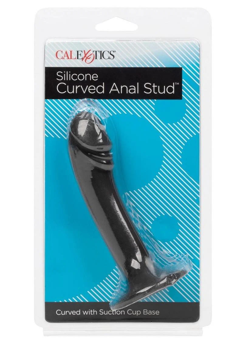 CalExotics Silicone Curved Anal Stud Dildo - Image 4