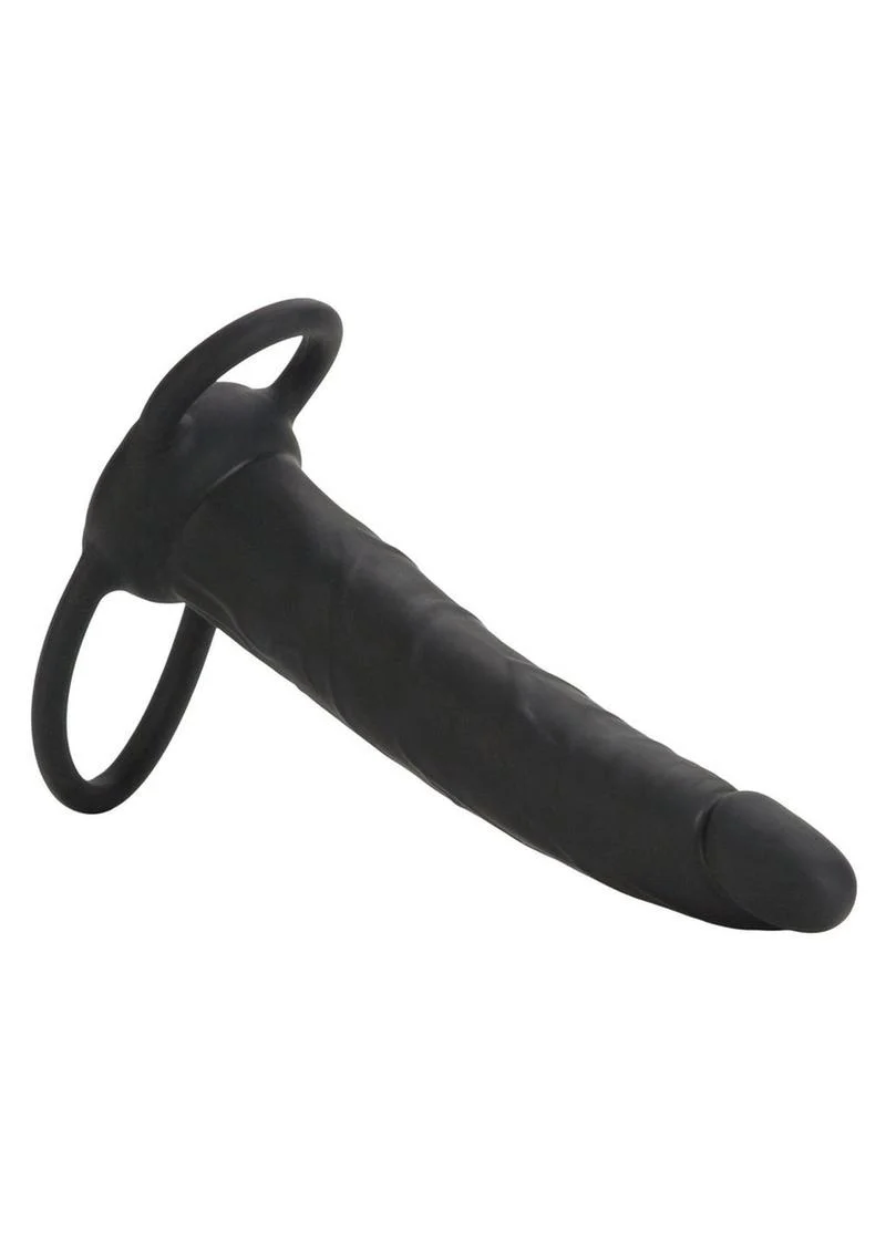 CalExotics Silicone Double Rider Cock Ring With Dual Penetration - Image 2