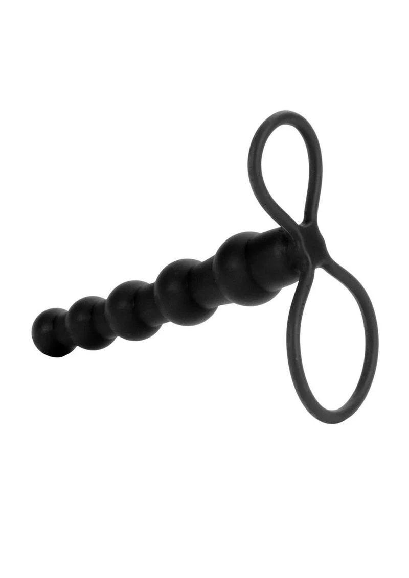 CalExotics Silicone Love Rider Beaded Dual Penetrator - Image 3
