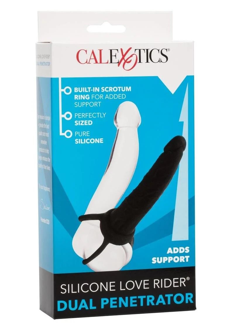 CalExotics Silicone Love Rider Dual Penetrator Dildo - Image 7