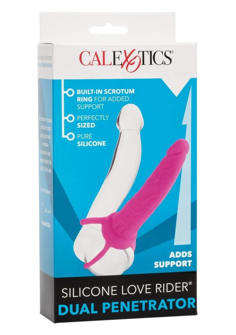 CalExotics Silicone Love Rider Dual Penetrator Dildo - Image 8