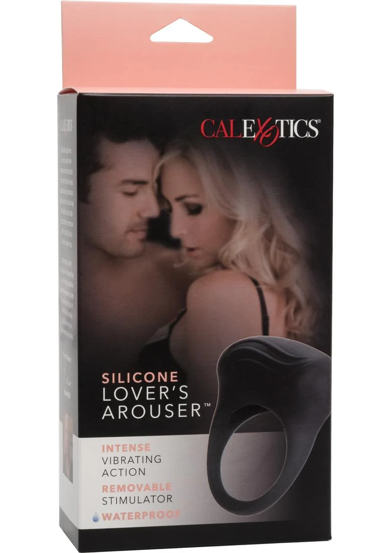 Calexotics Silicone Lovers Arouser Silicone Vibrating Cock Ring - Image 4