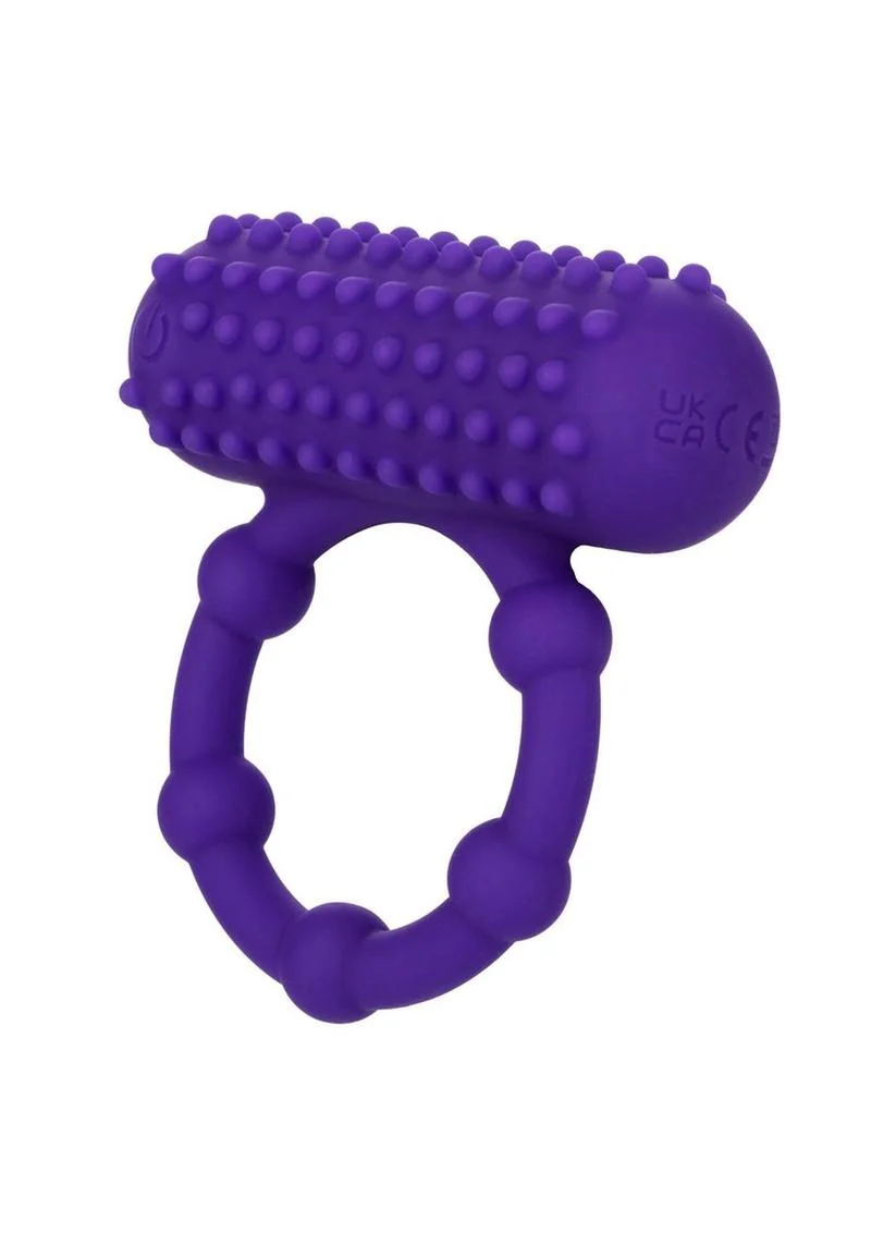Calexotics Silicone Rechargeable 5 Bead Maximus Ring - Image 2