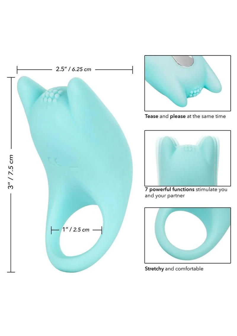 CalExotics Silicone Rechargeable Dual Exciter Enhancer Ring - Image 3