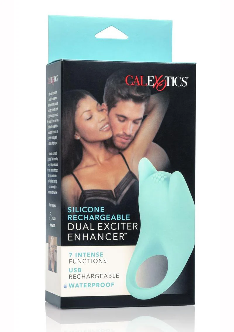 CalExotics Silicone Rechargeable Dual Exciter Enhancer Ring - Image 4