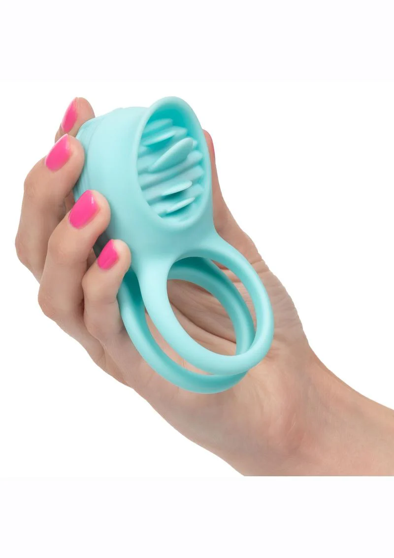 CalExotics Silicone Rechargeable French Kiss Enhancer - Image 2