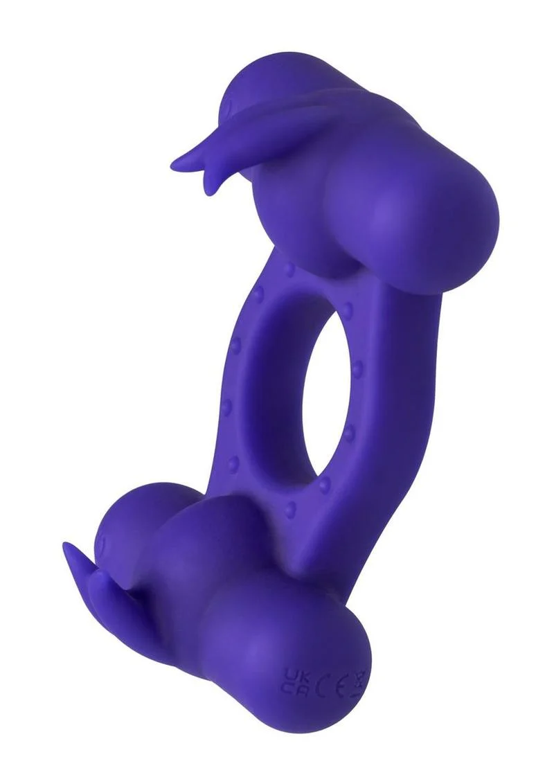CalExotics Silicone Rechargeable Triple Orgasm Enhancer - Image 2