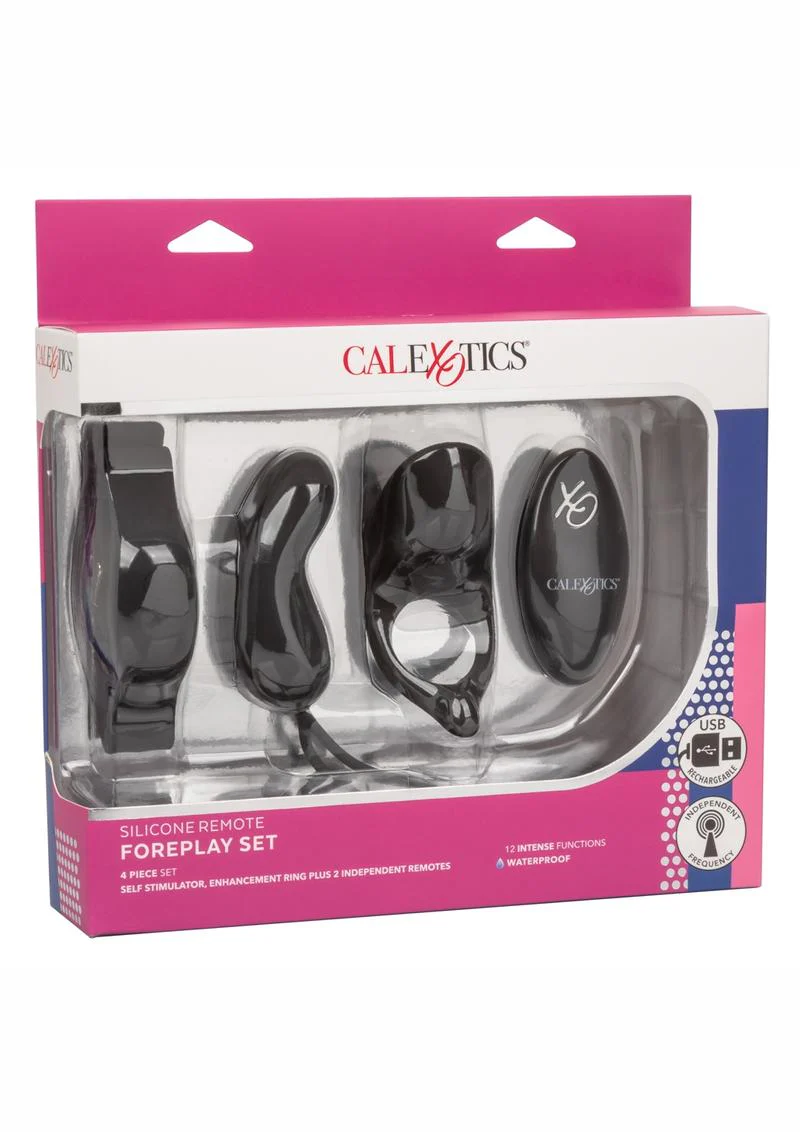 CalExotics Silicone Remote Foreplay Set - Image 4