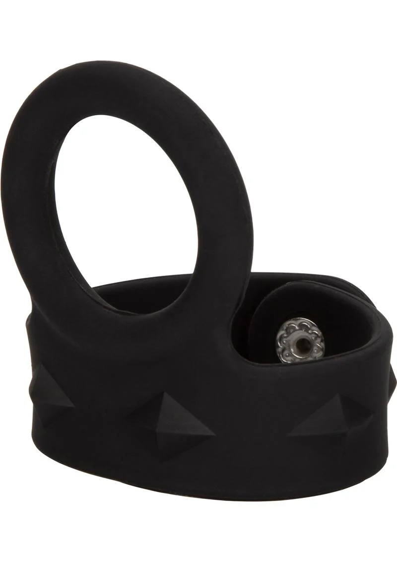 CalExotics Silicone Tri Snap Scrotum Support Ring - Image 5