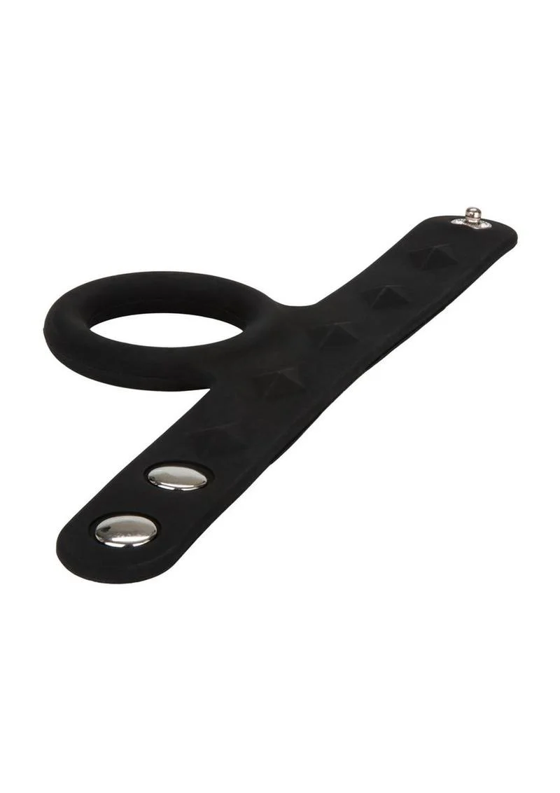 CalExotics Silicone Tri Snap Scrotum Support Ring - Image 7