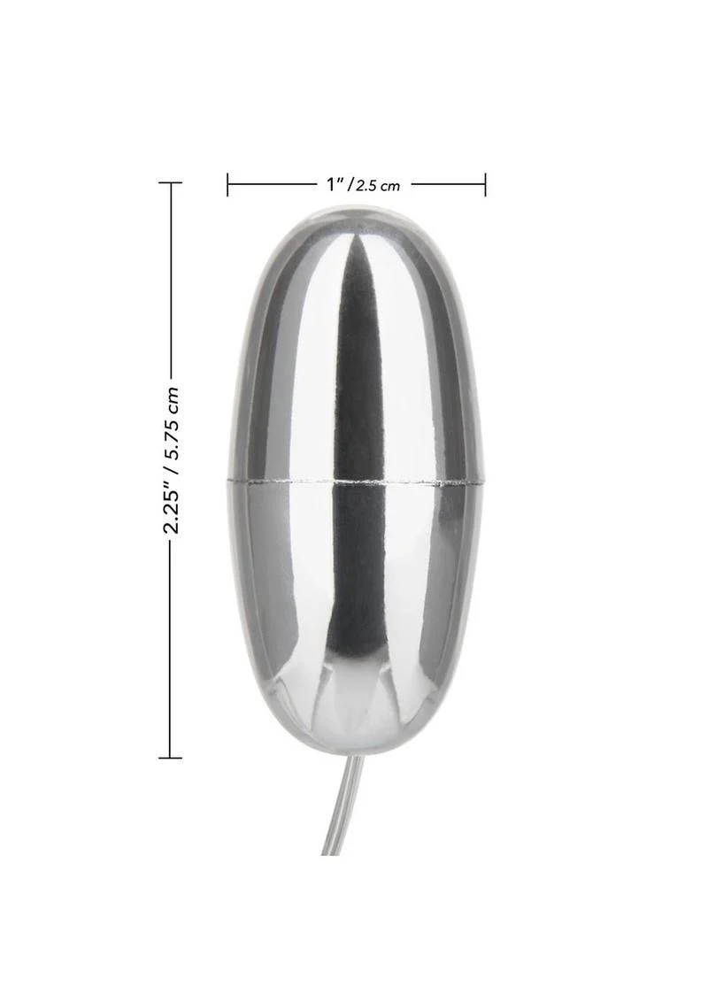 CalExotics Silver Powerful Vibration With Wired Remote Control - Image 3