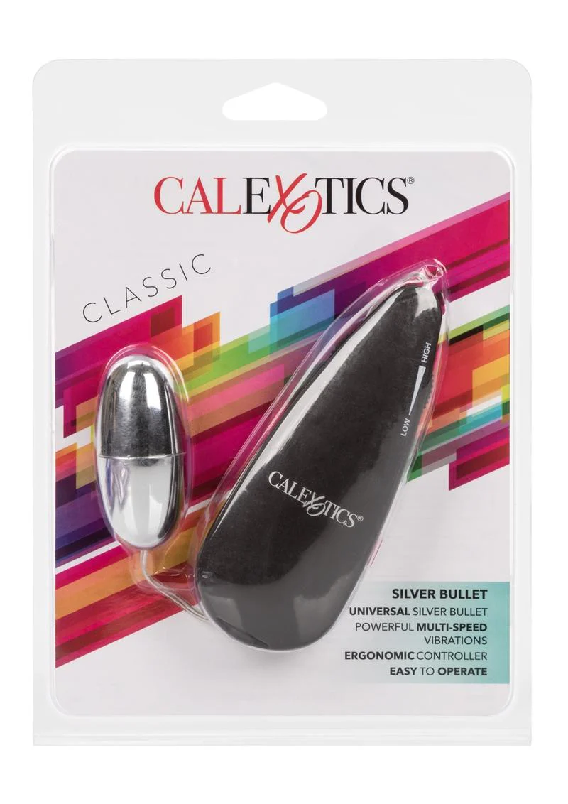 CalExotics Silver Powerful Vibration With Wired Remote Control - Image 4