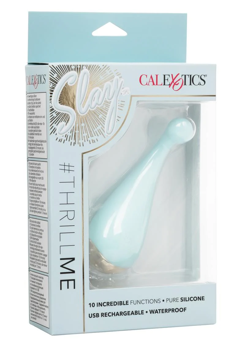 CalExotics Slay ThrillMe Rechargeable Silicone Curved Vibrator - Image 4