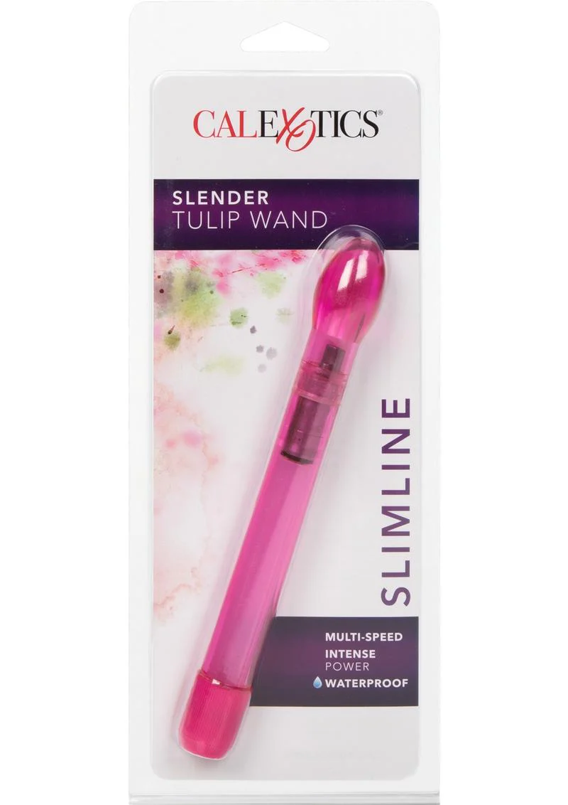 CalExotics Slender Tulip Wand Slimline Multi Speed Waterproof Vibrator - Image 11