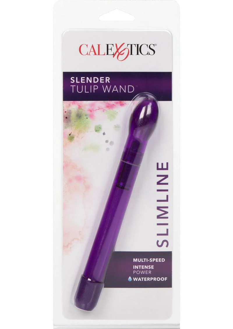 CalExotics Slender Tulip Wand Slimline Multi Speed Waterproof Vibrator - Image 12