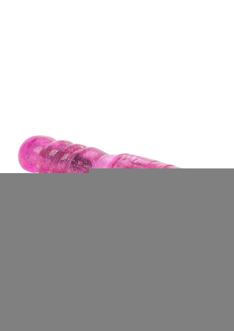 CalExotics Sparkle Softees Swirl Glittery Soft Vibrator - Image 3