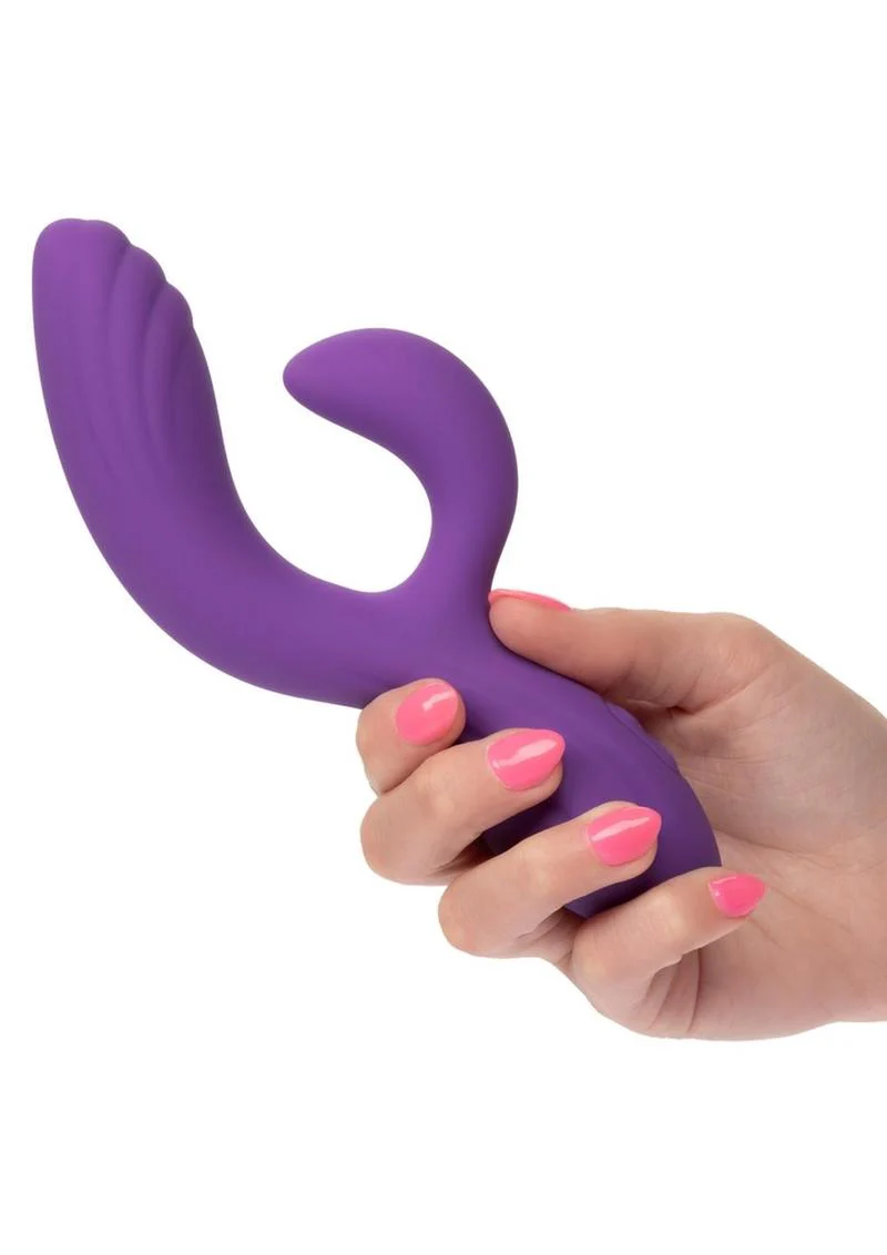 CalExotics Stella C Curve Dual Motor Liquid Silicone Vibrator - Image 3