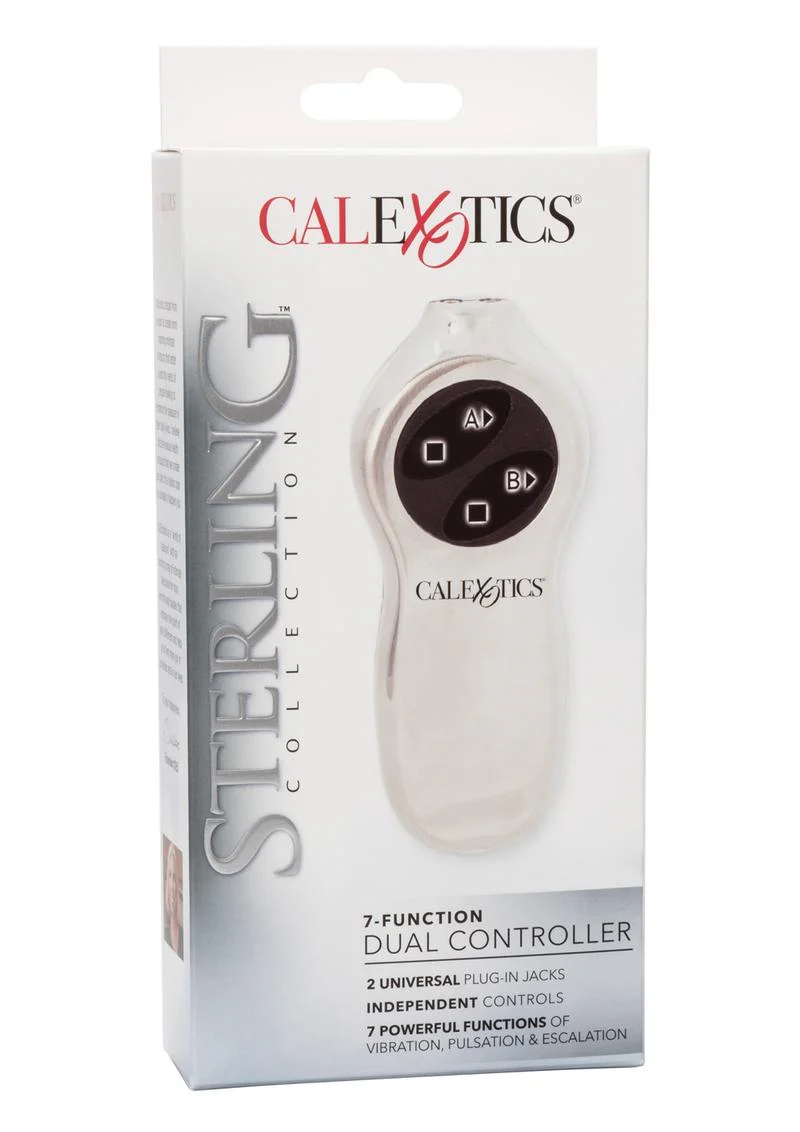 Calexotics Sterling Collection Dual Controller with Remote Control Vibrators - Image 3