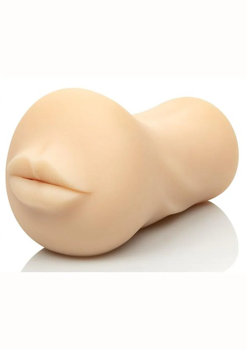 CalExotics Stroke It Realistic Mouth Stroker For Authentic Pleasure - Image 4