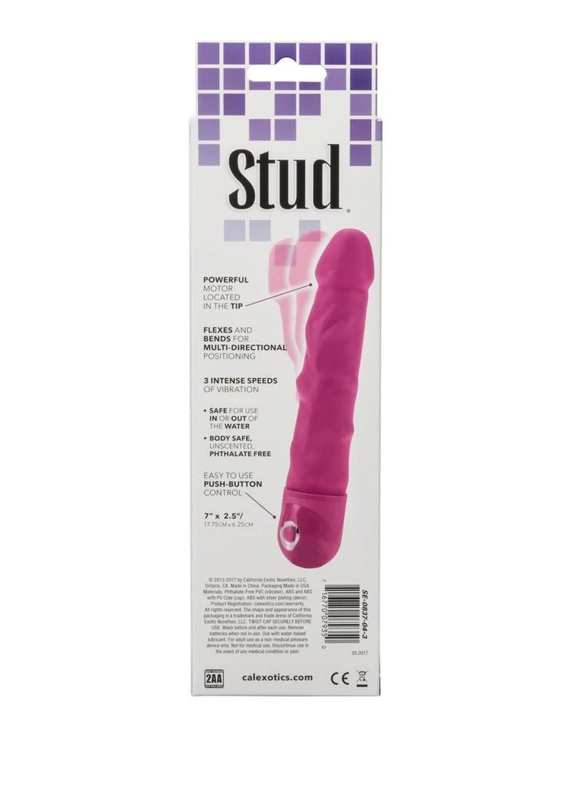 CalExotics Stud Bendie Rod Vibrator Waterproof 3-Speed Vibration - Image 6