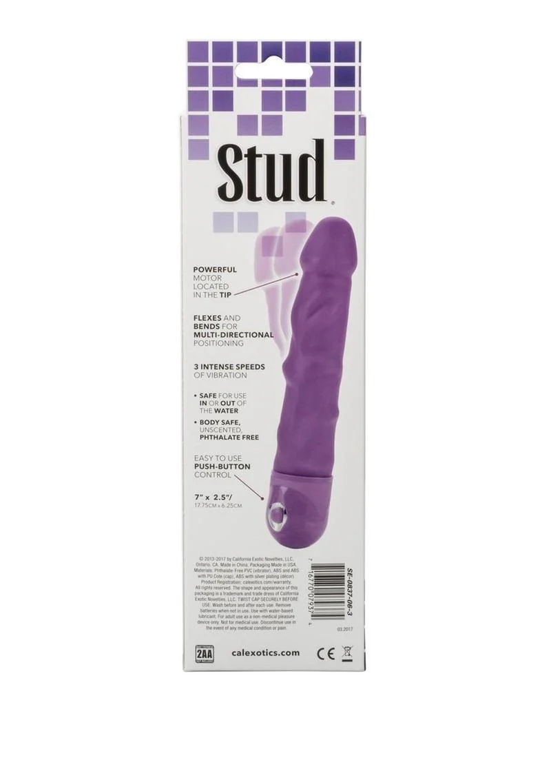 CalExotics Stud Bendie Rod Vibrator Waterproof 3-Speed Vibration - Image 8