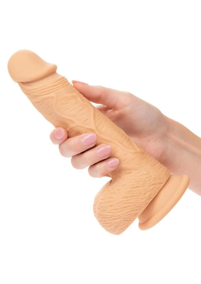 CalExotics Studs Dual Density Silicone Dildo 6.25 Inch Realistic Cock - Image 12