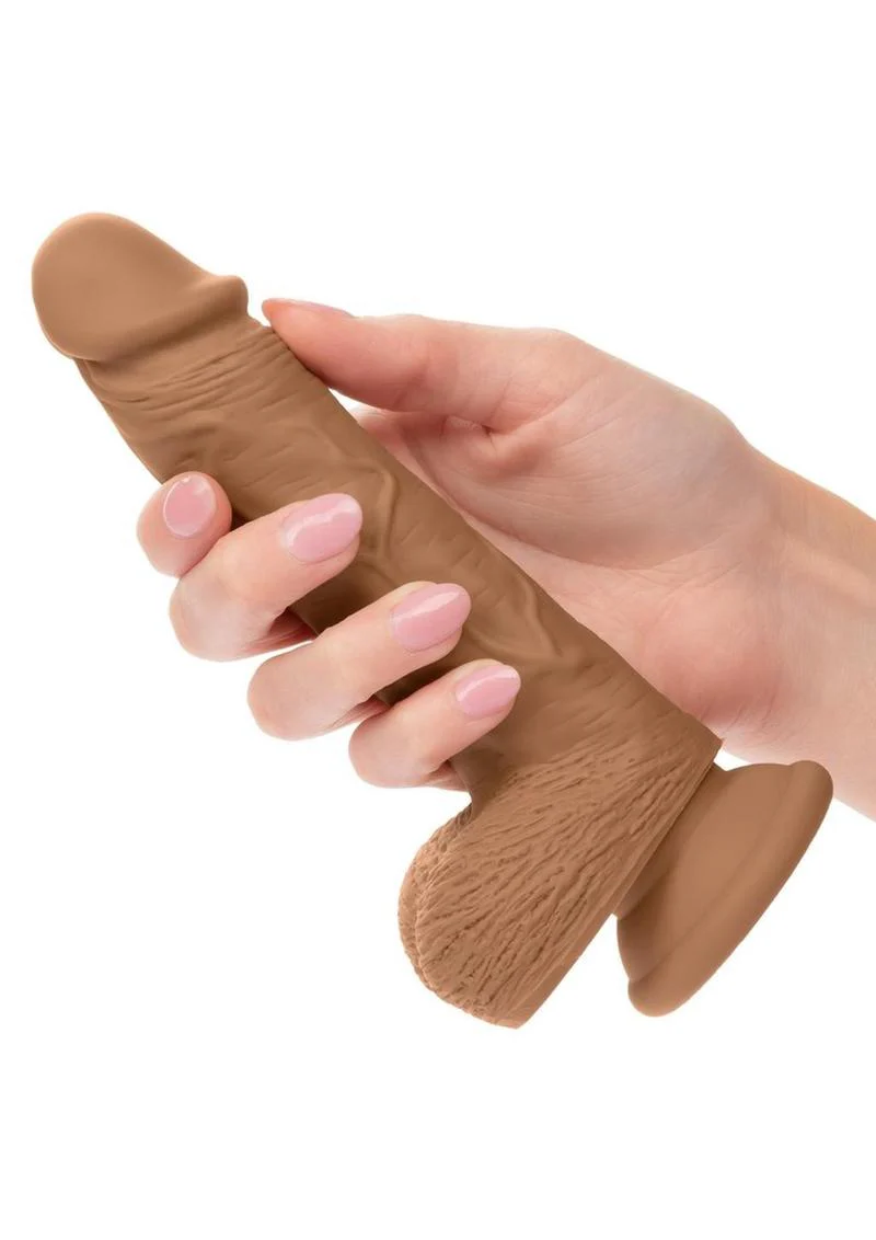 CalExotics Studs Dual Density Silicone Dildo 6.25 Inch Realistic Cock - Image 3
