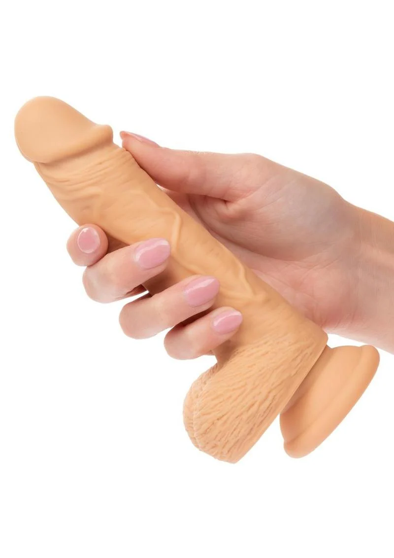 CalExotics Studs Dual Density Silicone Dildo 6.25 Inch Realistic Cock - Image 6