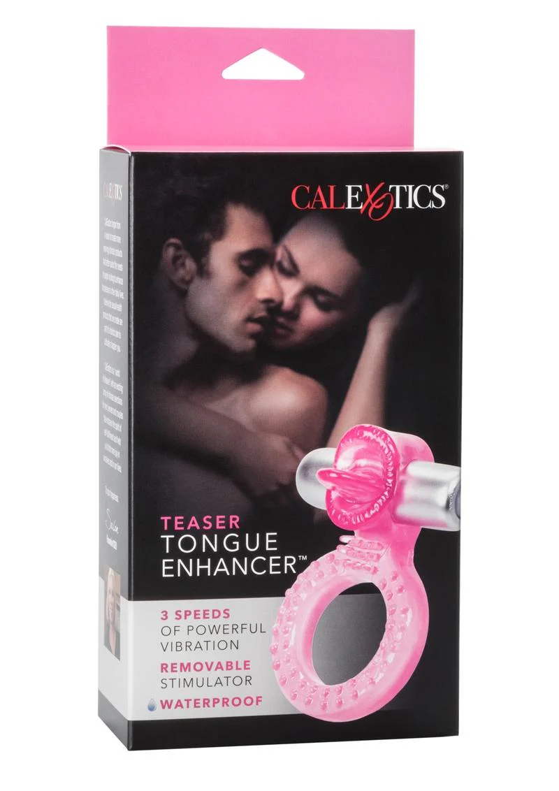 Calexotics Teaser Tongue Enhancer Vibrating Cock Ring - Image 4
