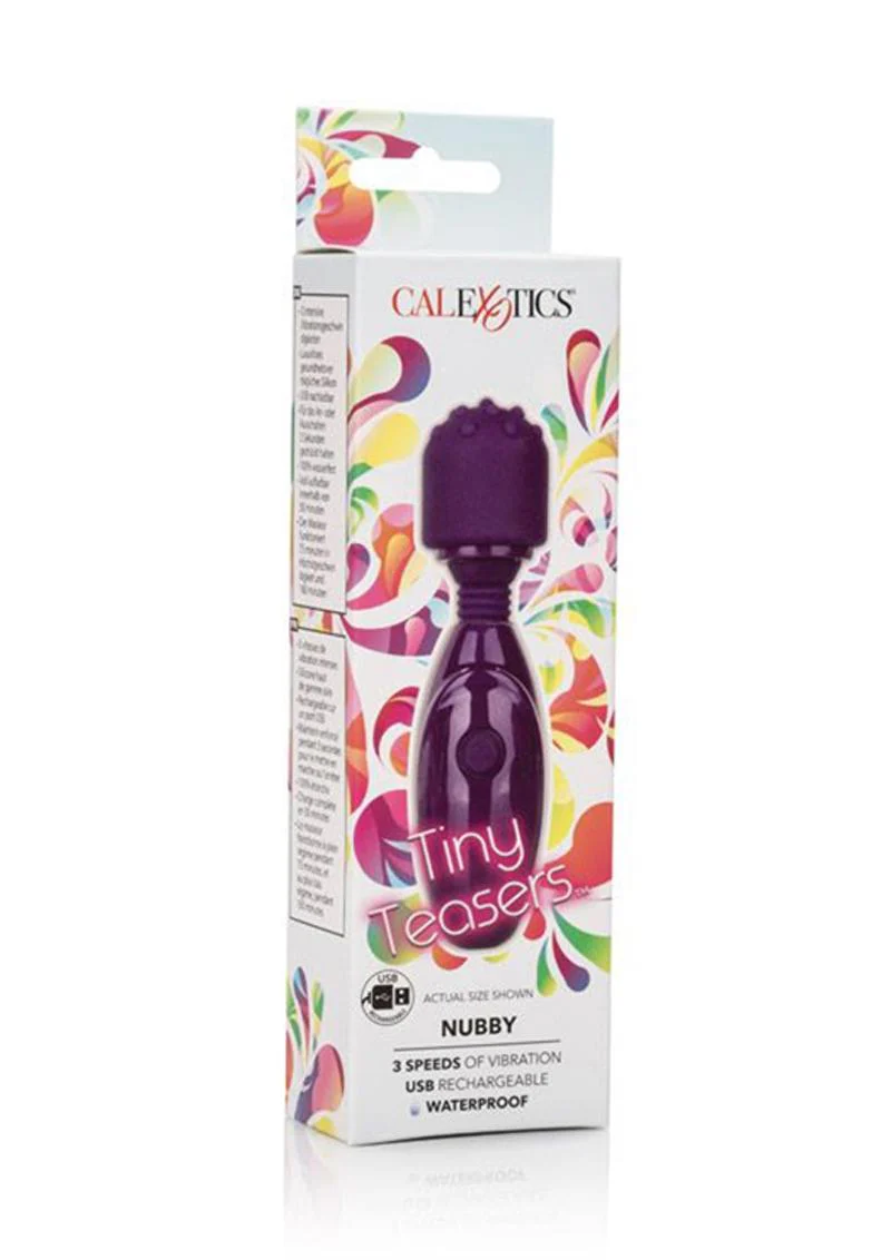 CalExotics Tiny Teasers Nubby USB Rechargeable Mini Vibrator - Image 4