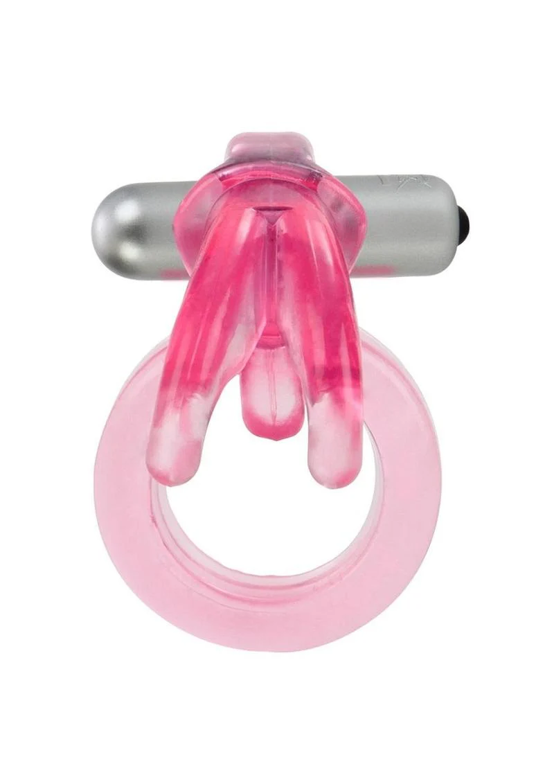 CalExotics Triple Clit Flicker Waterproof Cock Ring - Image 3