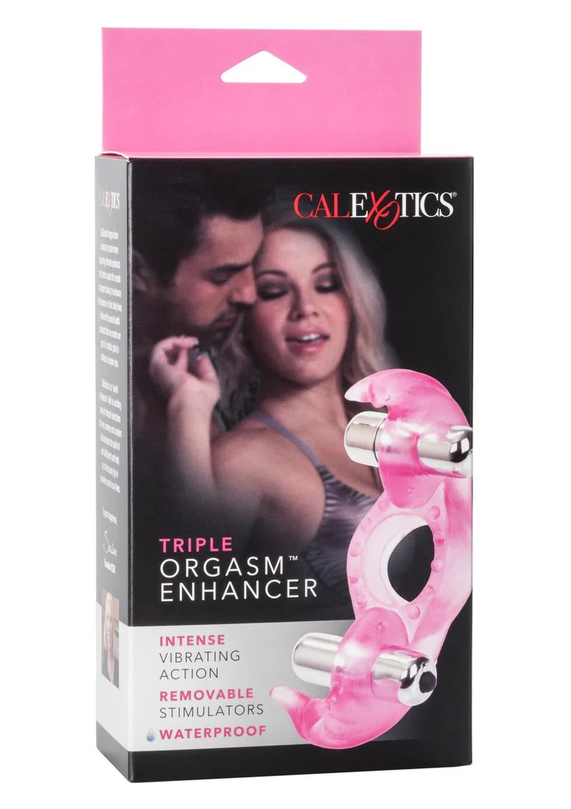 CalExotics Triple Orgasm Enhancer Vibrating Ring Stimulators - Image 4