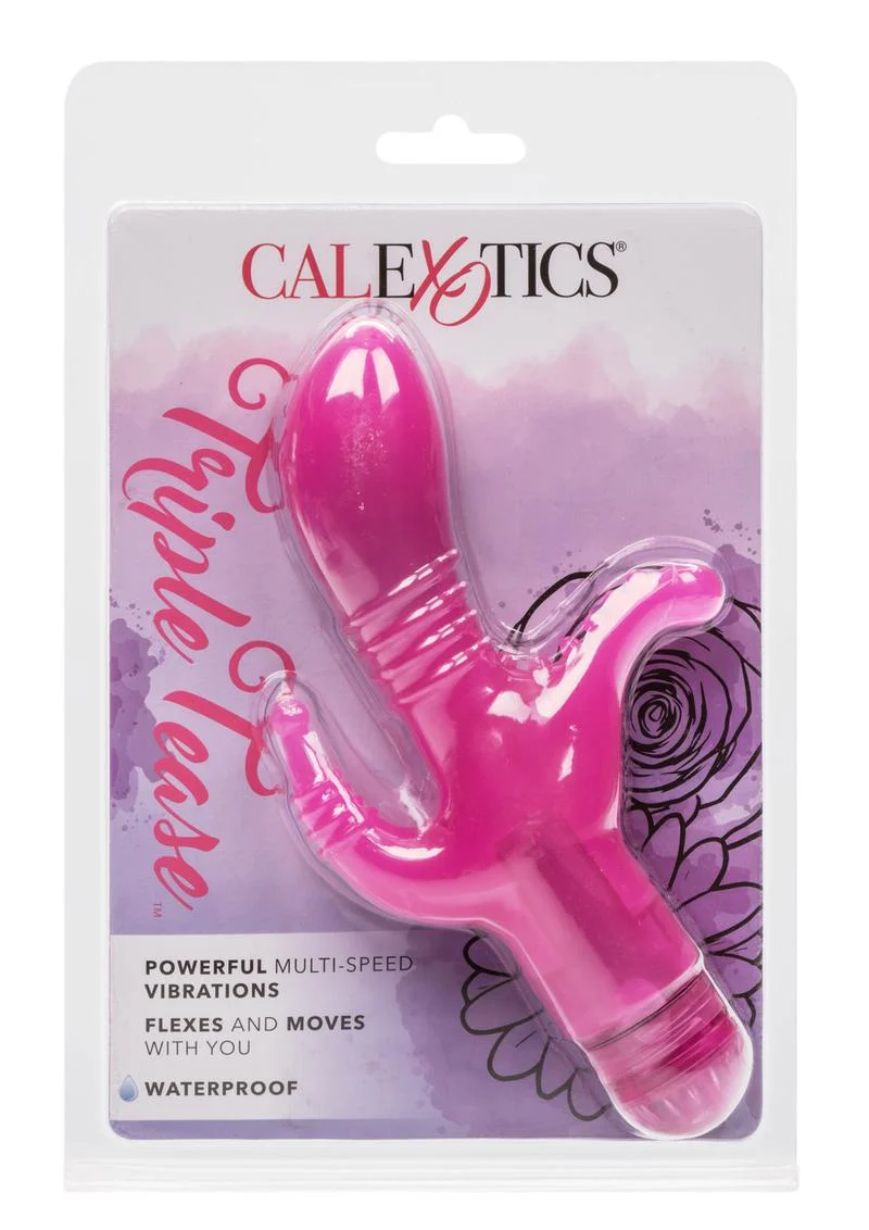 CalExotics Triple Tease Multi-Speed Vibrator Flexible Pleasure - Image 7