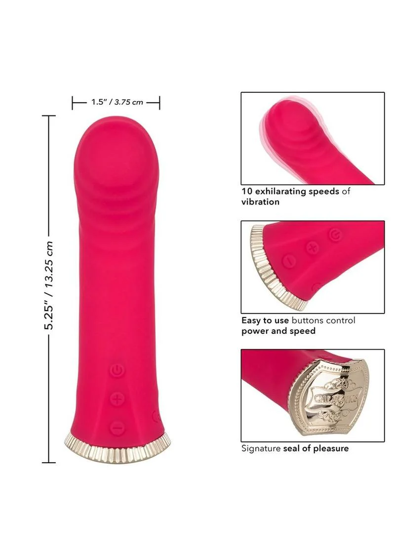 CalExotics Uncorked Merlot Rechargeable Vibrator - Image 3