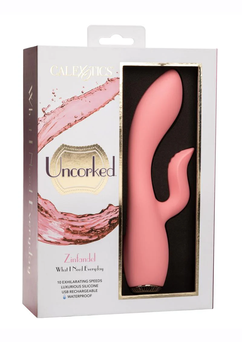 CalExotics Uncorked Zinfandel Rechargeable Rabbit Vibrator - Image 4