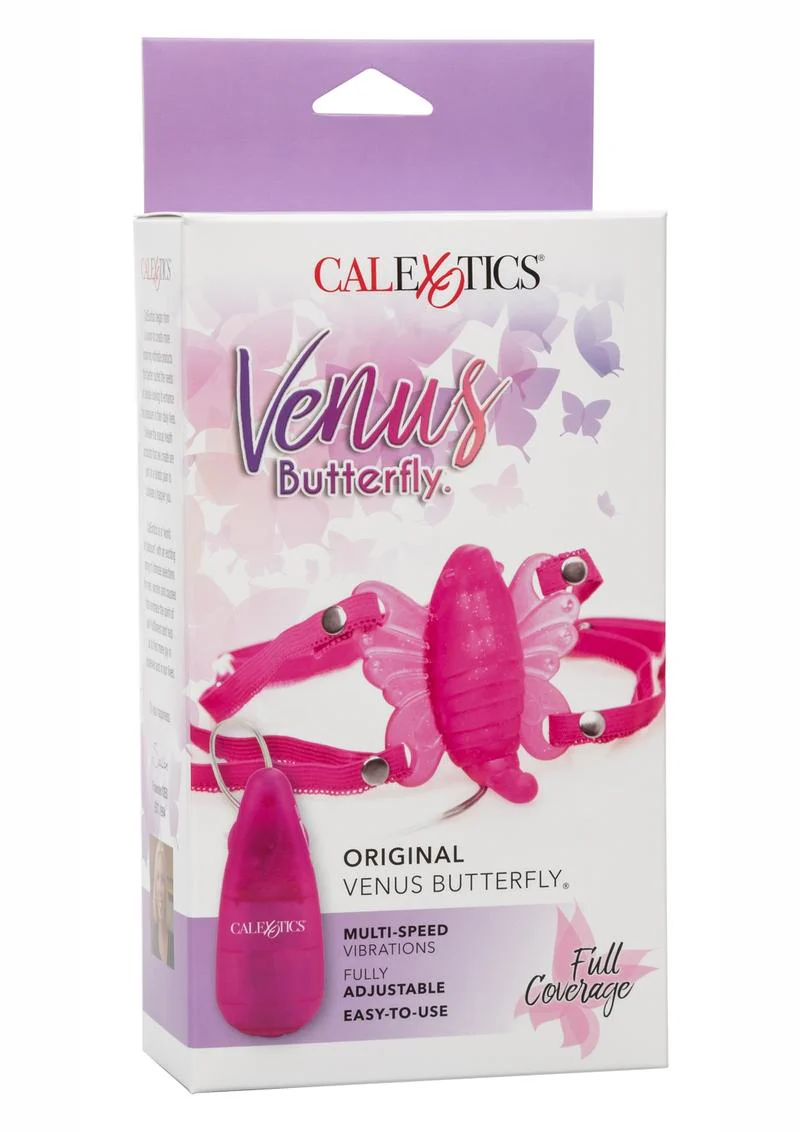 CalExotics Venus Butterfly Original Wired Remote Silicone Strap-On - Image 4