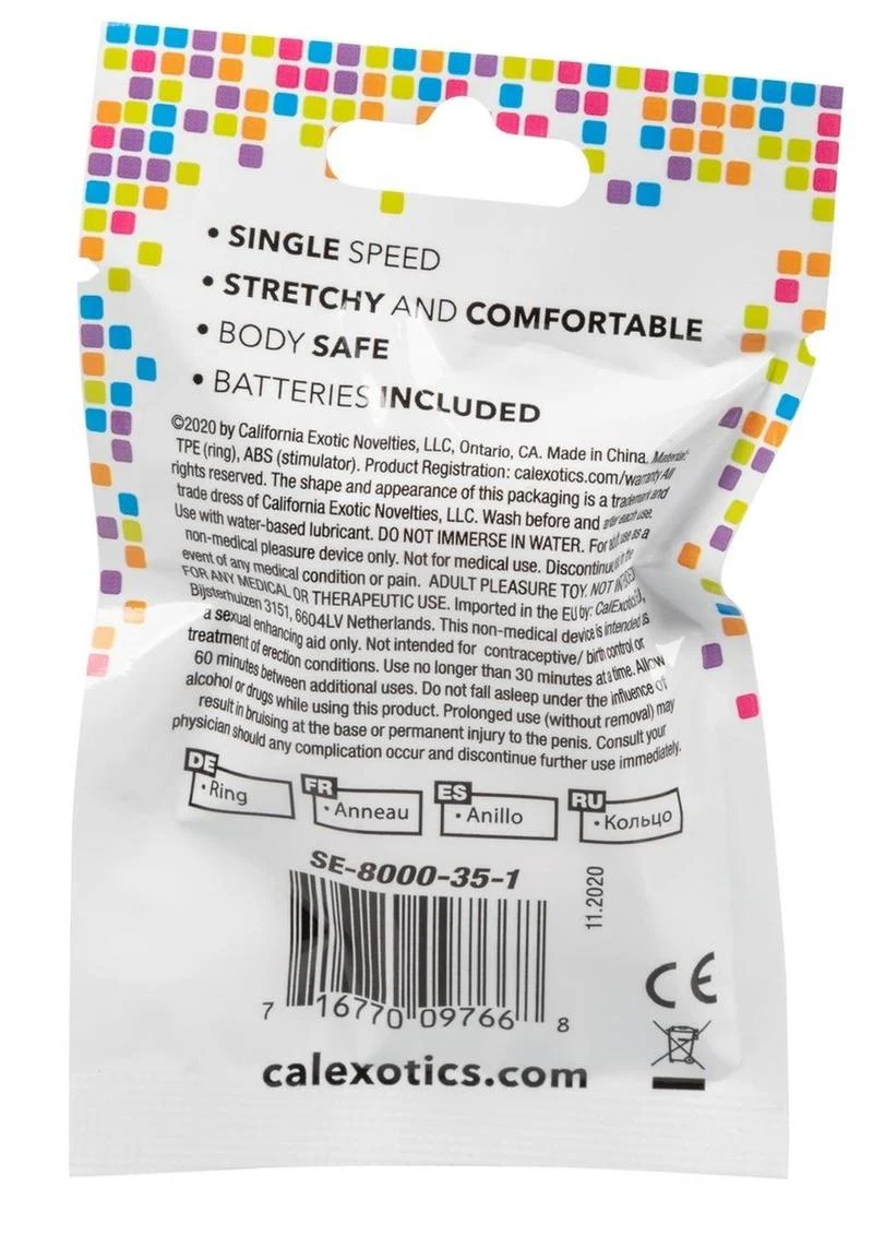CalExotics Vibrating Cock Ring Foil Pack - Image 3