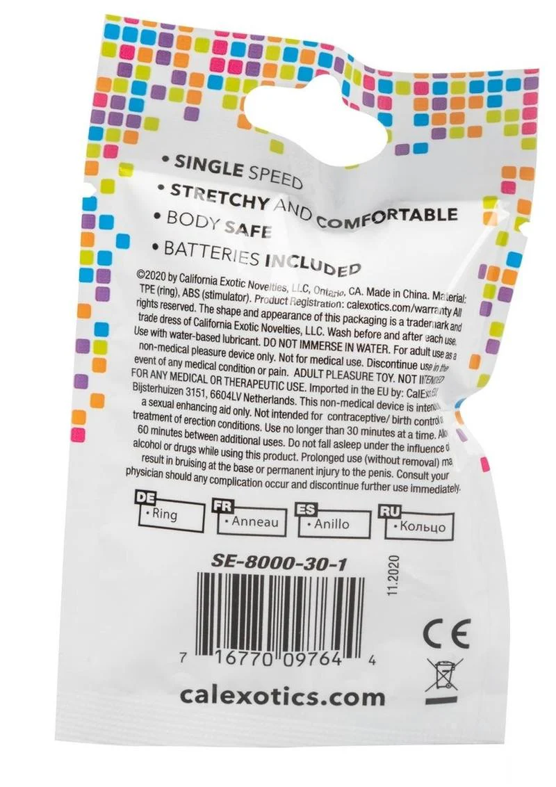 CalExotics Vibrating Cock Ring Foil Pack - Image 6
