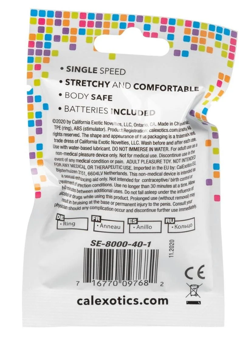 CalExotics Vibrating Cock Ring Foil Pack - Image 9