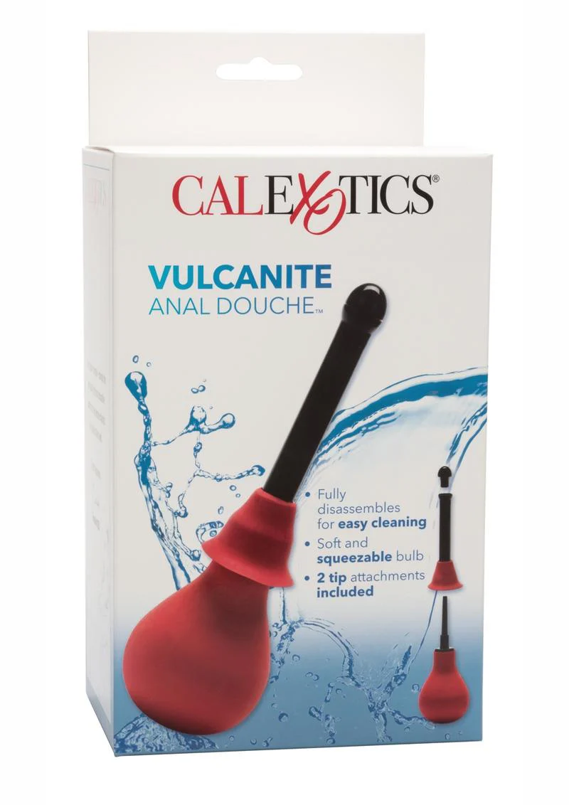 CalExotics Vulcanite Anal Douche Squeezable Bulb - Image 4