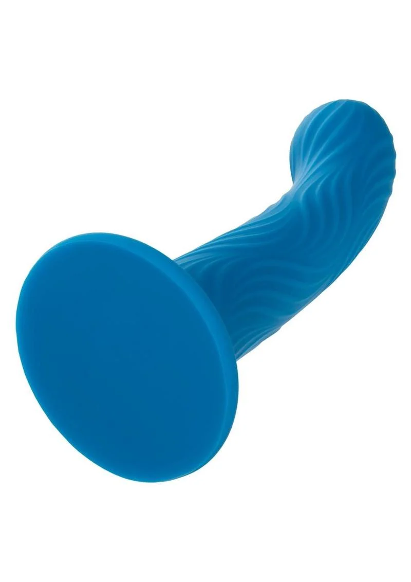 CalExotics Wave Rider Ripple Silicone Anal Plug With Suction Base - Image 2