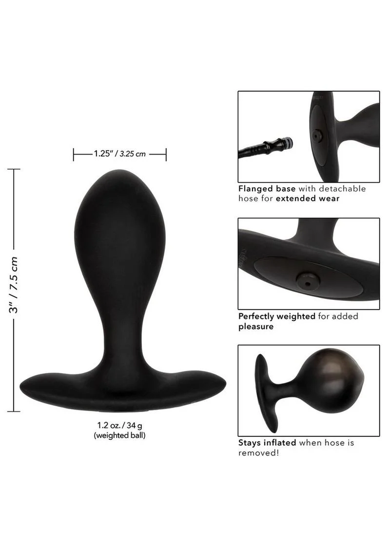CalExotics Weighted Silicone Inflatable Plug - Image 3