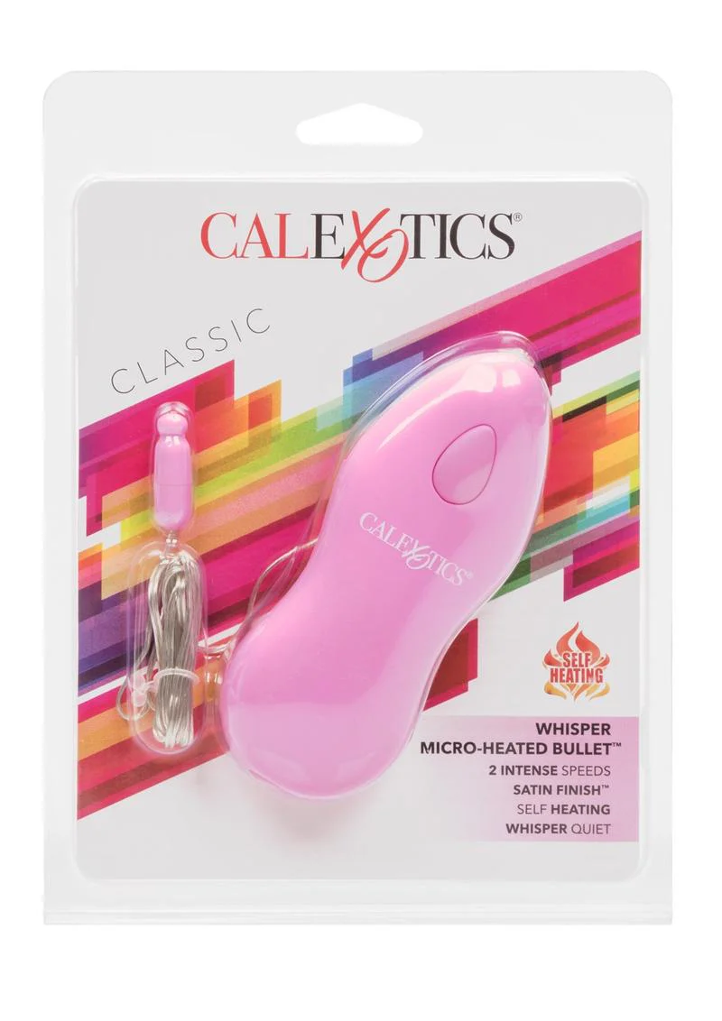 CalExotics Whisper Micro Heated Bullet with Wired Remote Control - Image 10